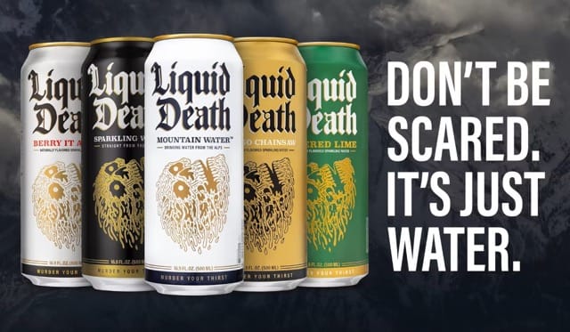 Liquid Death water